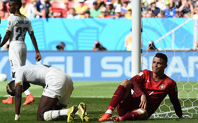 Ronaldo (j) ziccerek sorát hibázta el - Fotó: AFP
