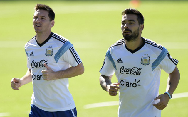 Messi mellett Lavezzi is főszerepet játszhat az argentin támadásokban / AFP
