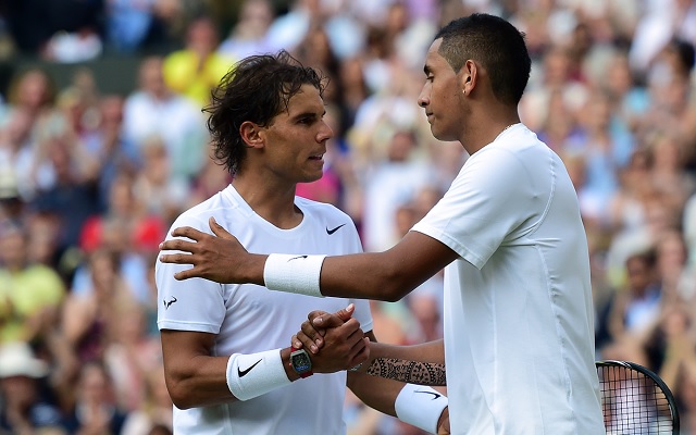 Kyrgios már egy éve Wimbledonban is megcsillogtatta tudását Nadal kiütésével. - Fotó: AFP