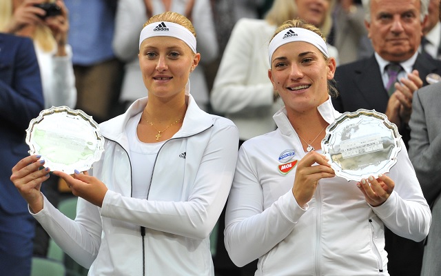 Mladenovic és Babos első páros Grand Slam-trófeáját ünnepelhette. - Fotó: AFP
