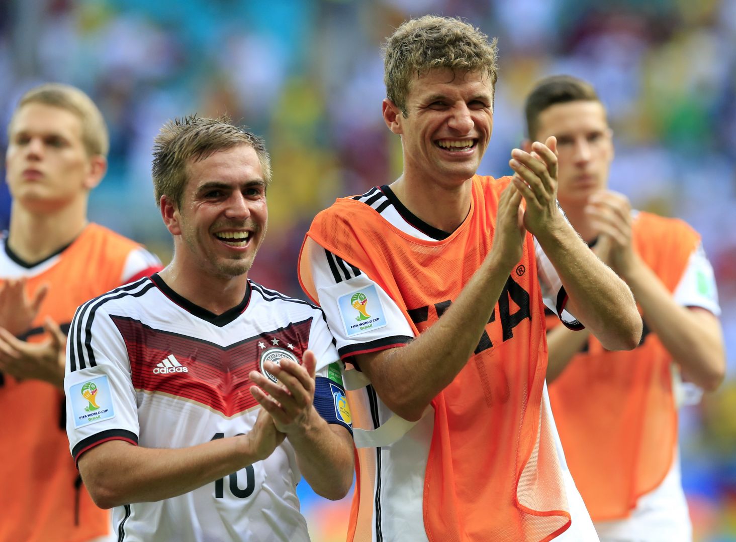 Lahm és Müller megtudta, hogy a hatharom.com olvasói rájuk tippeltek / AFP