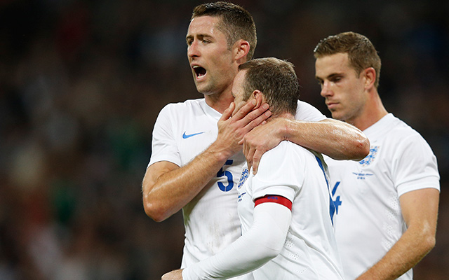 Rooney vezette győzelemre az angolokat - Fotó: AFP