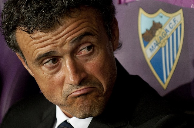 Luis Enrique első pontjait veszítette el a Barca élén / AFP