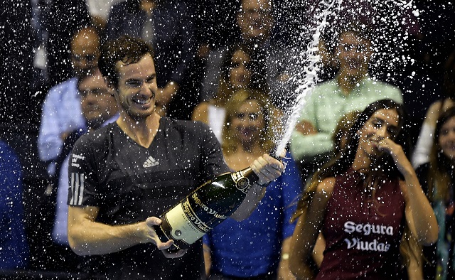 Andy Murray elképesztően izgalmas döntőt tudott megnyerni Robredo ellen / AFP