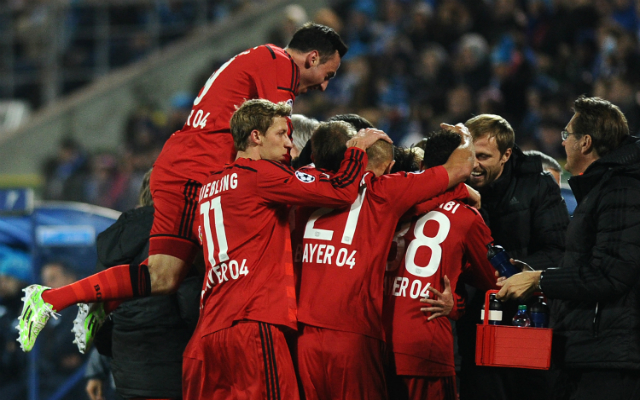 Leverkuseni öröm, biztos a továbbjutás - Fotó: AFP