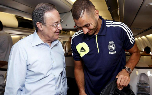 Benzemára nehéz idők járnak, de Pérez és a Real Madrid egyelőre kiáll mellette  / (archív)