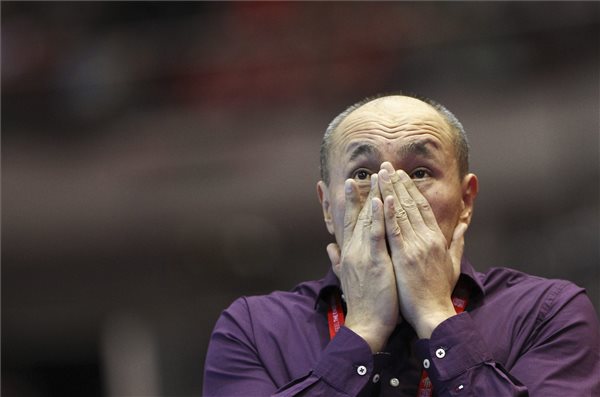 Dujshebaev játékosai rengeteget hibáztak, aminek vereség lett a következménye / Fotó: MTI/ Kovács Anikó