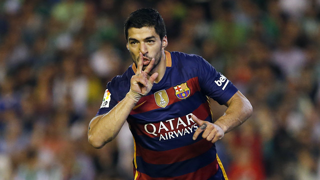 Suárez második barcelonai évében aranycipős lehet / fcbarcelona.es