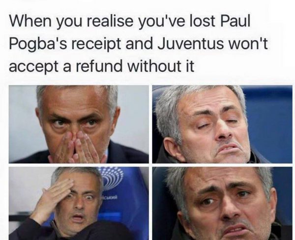 "Amikor rájössz, hogy elveszítetted Pogba számláját, és a Juventus anélkül nem veszi vissza..."