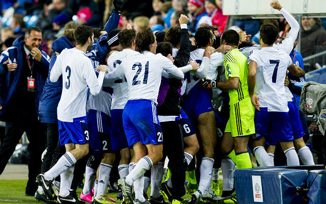 San Marino így ünnepelte a norvégoknak lőtt gólját
