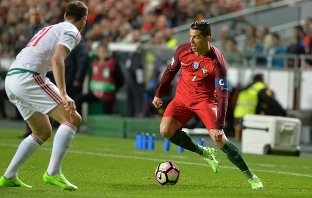 Ronaldo jó formában, sajátjai előtt is betalálhat a kapuba / fotó: mlsz.hu