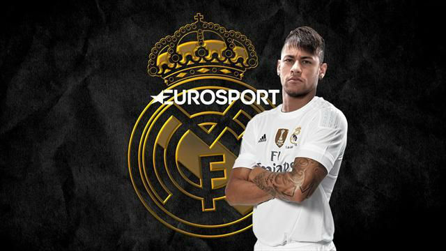 Így nézett volna ki Neymar Real-mezben - Fotó: Eurosport