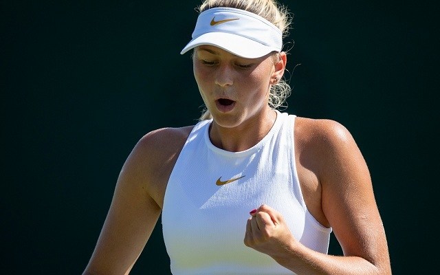 Sima rajtot vett Kostyuk Wimbledonban. - Fotó: WTA