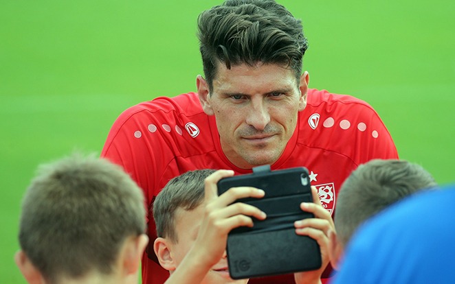 Gómez idei második gólját szerezte a Nürnberg ellen és egyre jobb formának örvend. Fotó: Archív