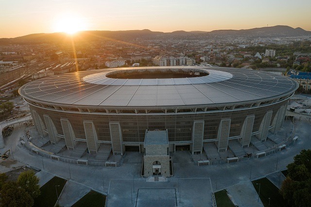 A Puskás Aréna és Budapest is az Eb-rendező stadionok és városok között / Fotó: MTI (archív)