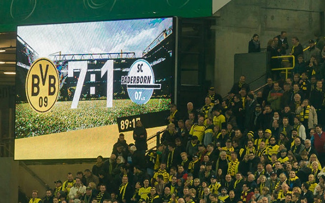 Legutóbb négy éve, a kupában találkoztak, akkor lemosta ellenfelét a Dortmund. Fotó: BVB Official