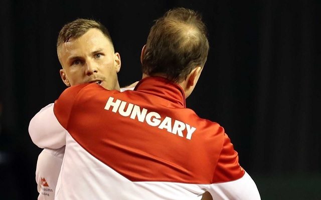 Fucsovics hozta a második meccset. - Fotó: Fb/Hungarian Tennis