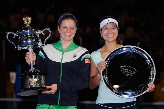 Li Na tavaly az elveszített döntő ellenére is tudott mosolyogni az Australian Openen - Fotó: tennispanorama.com